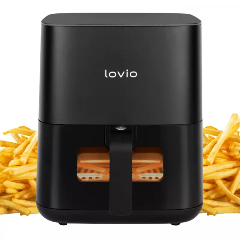 Lovio LVAF001BK õhufritüür 5 L must — lauaõhufritüür, 5‑liitrine maht