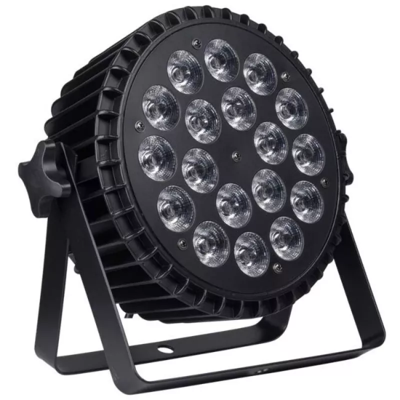 LIGHT4ME ALU QUAD PAR 18x6W RGBW - lavalava prožektor