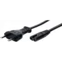 Toitekaabel Tecline 808310 Must 1.8 m