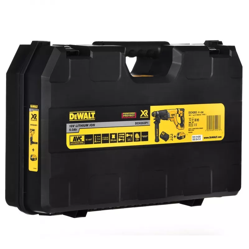 18V XR harjadeta pöördhaamer 1x5.0Ah aku; 3J; 28 mm