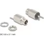 DeLOCK pistik DC 5,5 x 2,1 mm emane sisselõigatav jooteversioon 20 V 9 A