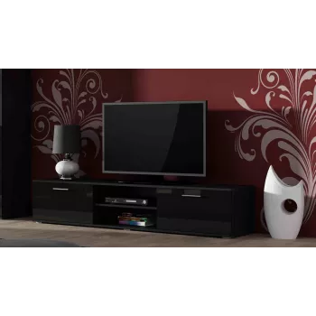 Cama TV-alus SOHO 180 must/must läikiv