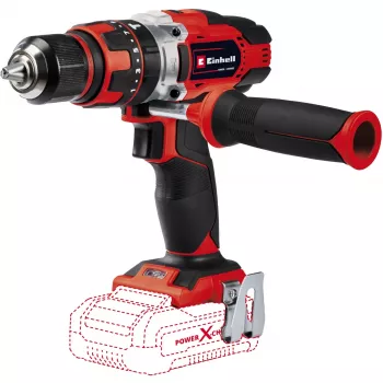 Einhell TE-CD 48 1500 RPM Keyless 1.41 kg Must, Punane