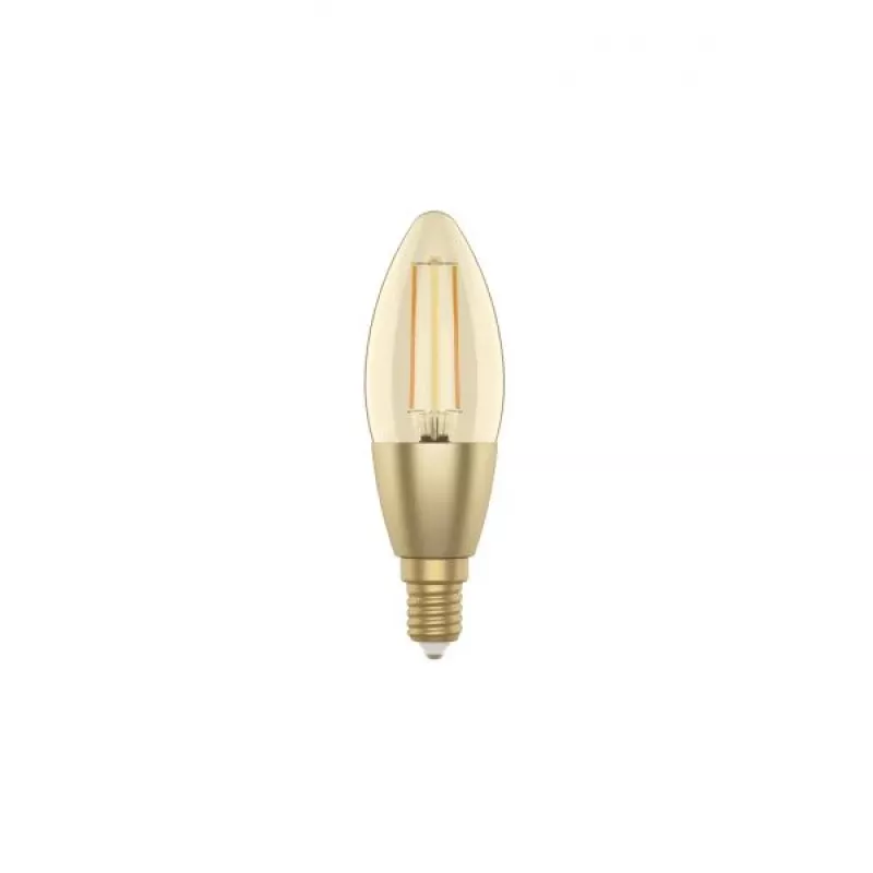 WOOX R5141 Nutikas küünlalamp C37 hõõgniit-LED-pirn, Wi-Fi, E14, 4,9W, 470 lm, soe valge 2700K