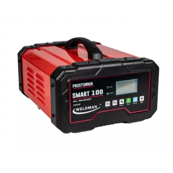 WELDMAN inverter-alaldi Smart 100 12V/24V käivitusfunktsiooniga — sõidukilaadija ja -starter