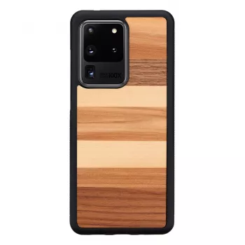 Kaitsev telefonikott man and wood Galaxy S20 Ultra — must puitviimistlus
