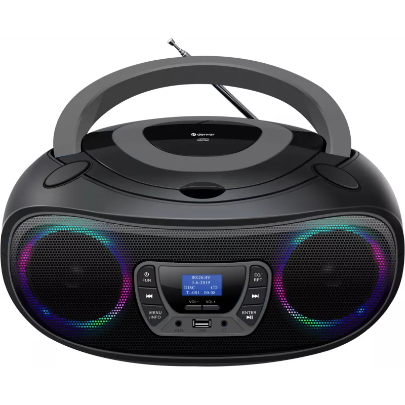 Isiklik CD-mängija Denver TDB-212GR Hall 3,6 W DAB+ FM
