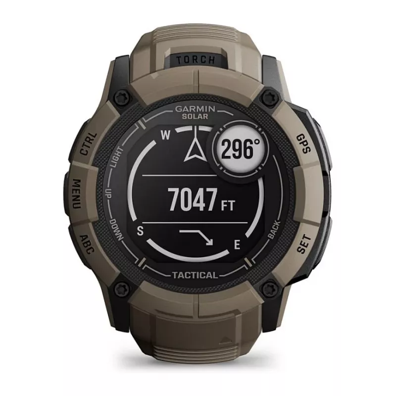 Garmin Instinct 2X Solar Tactical Edition 2,79 cm (1,1) MIP 50 mm Digitaalne 176 x 176 pikslit Puuteekraan Roheline GPS (satelliit)