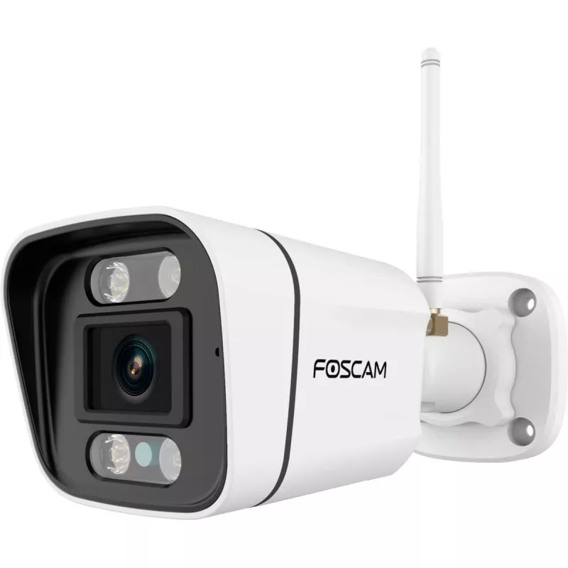 Foscam V8P Wi-Fi Valvekaamera Valge 8MP (3840x2160), Kaheriba Wi-Fi, sisseehitatud prožektor ja valvesireen (V8P-W)