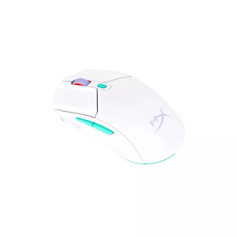 HyperX Pulsefire Haste 2 Core Wls – mängurihiir (valge/roheline/lilla)