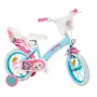 Lasteratas Toimsa TOI1497 14-tolline ratas, My Little Pony teema, vanusele 4–6, 4 ratast, eesmised/tagumised piduriklotsid