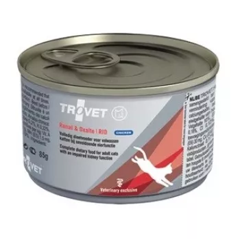 Märg kassitoit TROVET Renal & Oxalate RID Chicken 100 g veterinaardieet kuseteede toetamiseks