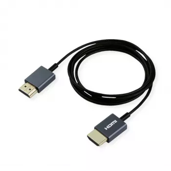 ROLINE HDMI-koaksiaalkaabel üliõhuke 4K60 ST/ST - kaabel - digitaalne/kuvar/video (11.04.5938)
