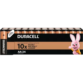Duracell leelispatareide AA (LR6) komplekt — 24 elementi, ühekordsed