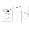 Indesit FFD 11489 BV EE pesumasin, A, eestlaetav, pesuvõimsus 11 kg, 1351 p/min, sügavus 60,5 cm, valge | Whirlpool