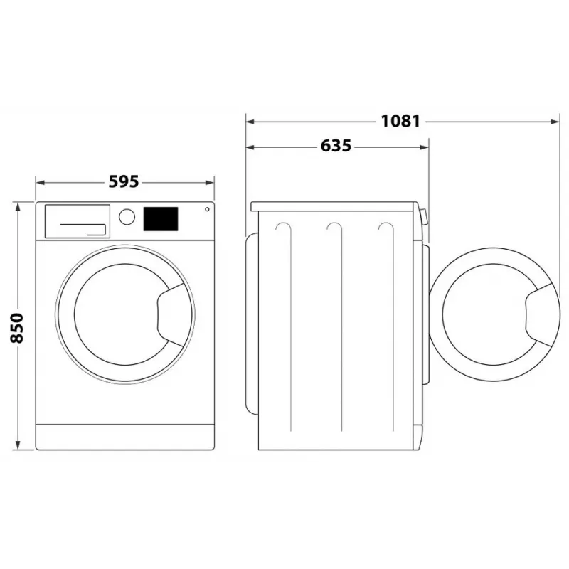 Indesit FFD 11489 BV EE pesumasin, A, eestlaetav, pesuvõimsus 11 kg, 1351 p/min, sügavus 60,5 cm, valge | Whirlpool