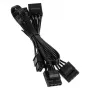 Modulaarne toiteploki kaabel Continuum toiteplokkidele 4× Molex pistikud Kolink KL-CPL-MXC