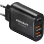VOLTCRAFT UC-3ACX001 VC-12231145 USB-laadija pistikupesa Väljundvool (max.) 3000 mA 3 x USB, USB-C™ pistikupesa (Power Delivery) (VC-12231145)