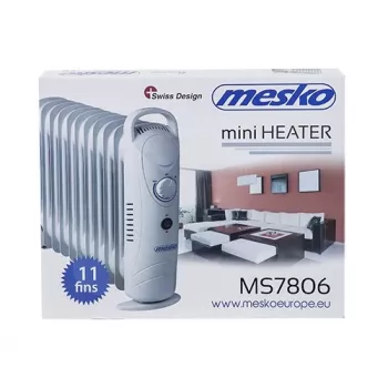 Mesko MS 7806 elektrikeris Õli elektrikeris Sisetingimustes Valge 1200 W