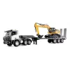 Amewi 2-in-1 Low Loader and Excavator Set G836E/G041E 1:24 RTR scale