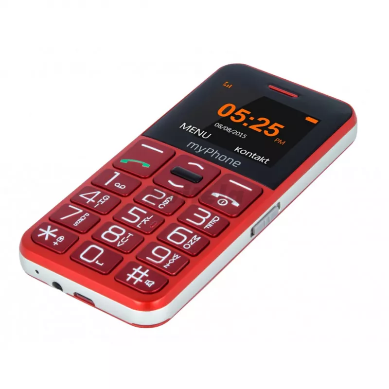 myPhone Halo Easy 4,32 cm (1,7 inch) 70 g Hall, Punane Sisenemistase telefon