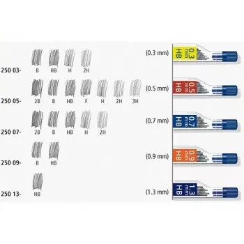 Pliiatsisüdamiku täidis Staedtler 250 05-HB Hall 0.5mm