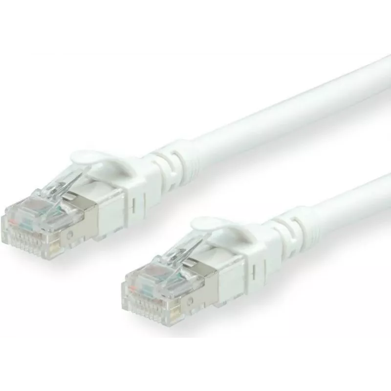 ROLINE - patch-kaabel - RJ-45 (M) emane RJ-45 (M) - 50 cm - SFTP, PiMF - CAT 6 - Halogeenivaba, Vormitud, Keerdpaar - Valge (21.15.2660)