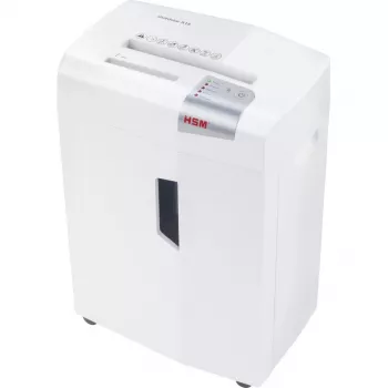 Paberipurustaja HSM X15, partikellõikus P-4, 23 cm töölaiusega, 16-leheline mahutavus, 26 L prügikast, hõbedane