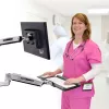 Seinale kinnitatav klaviatuurihoidik Ergotron LX Sit-Stand