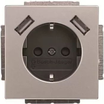 BJ 20 EUCB2USB-866 SCHUKO-/2x USB-pistikupesa (2CKA002011A6283)