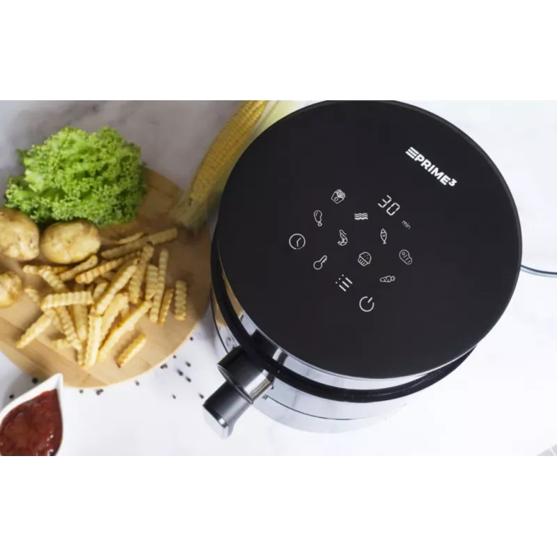 Õhufritüür PRIME3 SAF31 ? 2.5 L, 1200 W, kuumaõhu rasvavaba fritüür, must