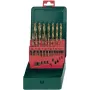 Puurikomplekt Metabo 627156000 — HSS, TiN-kattega, 19 osa