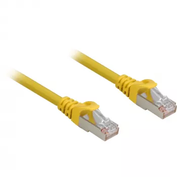 Võrgukaabel Sharkoon Cat.6a SFTP RJ-45 Cat6a 0.25 m kollane