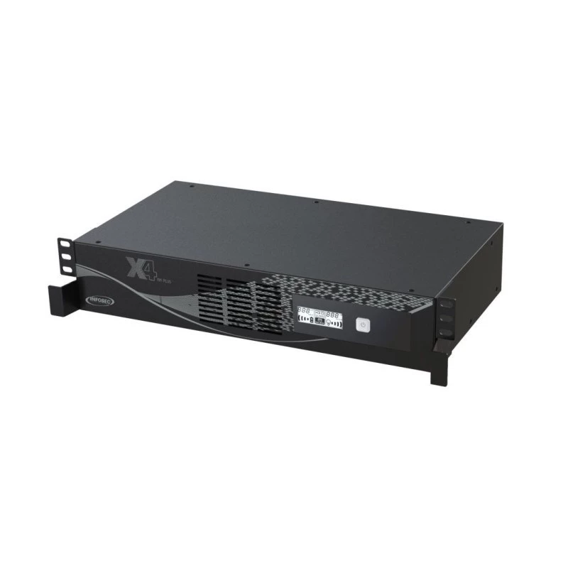 Katkematu toiteallikas UPS Infosec X4 1000 RM Plus 1 kVA 600 W 10 vahelduvvoolu pistikupesa
