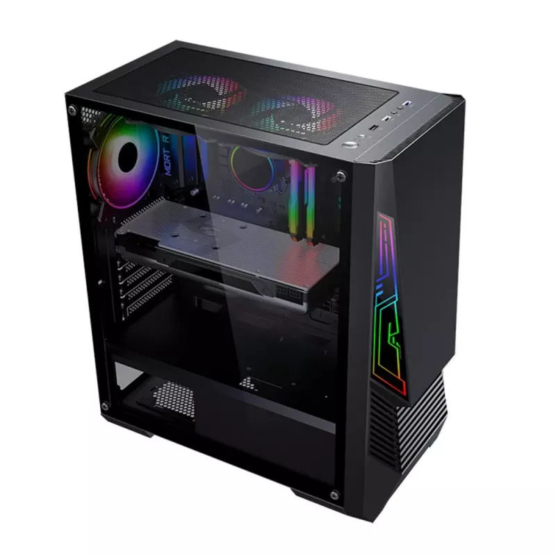 Kere | GOLDEN TIGER | Toetatud emaplaadi vormitegurid ATX/mikro-ATX | Must | Midi Tower | Buffalo M730i | BUFFALOM730I