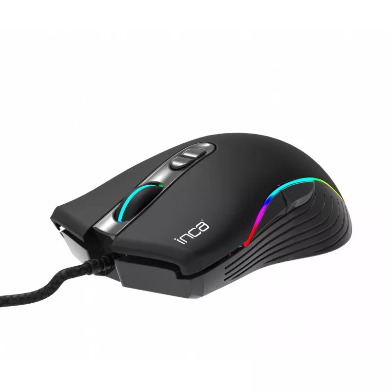 INCA mängurihiir IMG-GT15 4800 DPI. RGB. 7 nuppu. USB. SW jaemüük