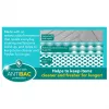Vannimatt Beldray LA032647LGRYUFFEU7 Antibac Chevron mäluvahuga, antibakteriaalne, hall