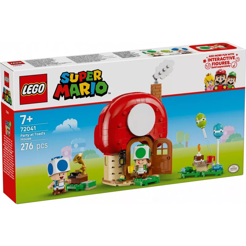 LEGO Super Mario pidu Kärnkonnamajas komplekt 72041 interaktiivsete mängufunktsioonidega