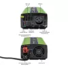 Autoinverter Qoltec Monolith 600 W roheline 12 V