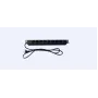 Microconnect CABINETACC23 toitejaotusseade (PDU) 8 vahelduvvoolu pistikupesa 1U Must