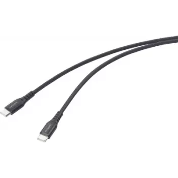 Renkforce RF-6872330 USB-kaabel Must