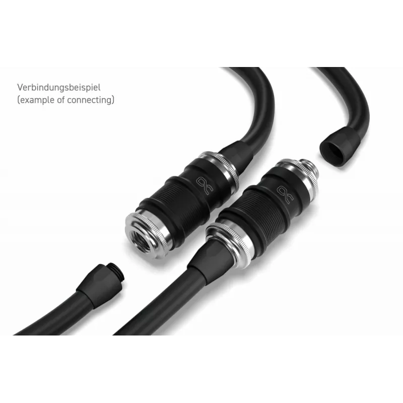 Veebloki adapter Aquatuning GmbH 13876 Messing Nikkel Plast Must Kroom