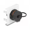 DeLOCK Easy 45 moodul võrk RJ45 Cat.6A 45x45mm 1000 Mbit/s must