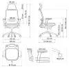SPECTRUM Ergonoomiline kontoritool must