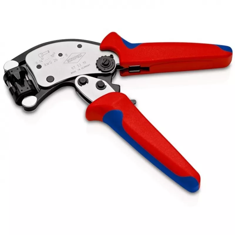 KNIPEX Twistor T isereguleeruvad presskruistangid Traadiotsa hülsside presskruistangid