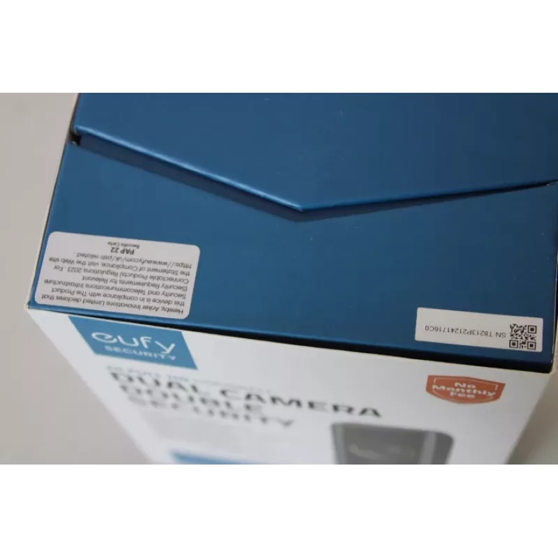 Video uksekell Eufy Doorbell 2 Pro — mudel T8213G11SO, must, renoveeritud (kriimustatud pealmine paneel)
