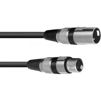 XLR-kaabel Omnitronic 3022045N — 1 x XLR-isane kuni 1 x XLR-emane, 1,5 m