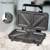 ProfiCook PC-ST 1092 - võileivagrill - 900 W - roostevaba teras/must