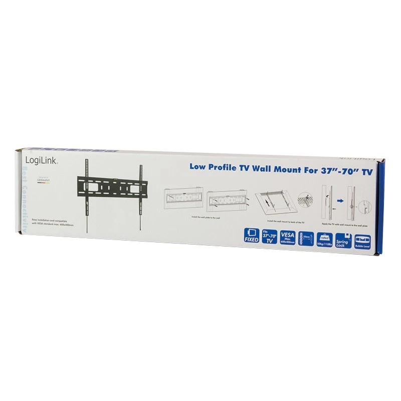 TV-kinnitus LogiLink BP0017, 177,8 cm (70 tolli), must