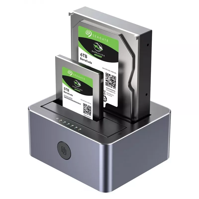 Unitek Kloonimisjaam 2X SATA 2,5/3,5 USB 5GB